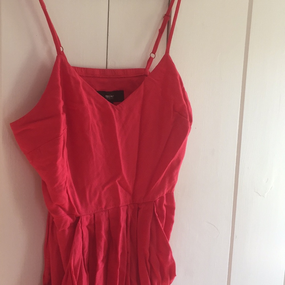 MASSIMO pink cotton mini dress